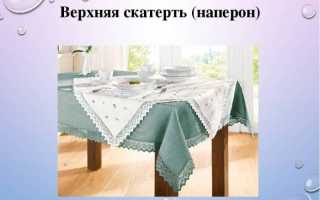 Как ухаживать за скатертью? Скажем нет пятнам!